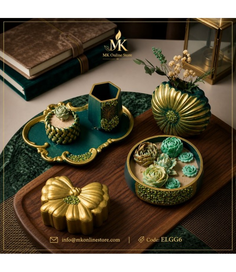 Elegant Handcrafted Candles - 6 PIECES (Code ELGG6)