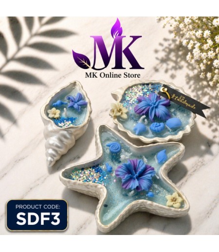 Elegant Handcrafted Candles - 3 PIECES (Code SDF3)