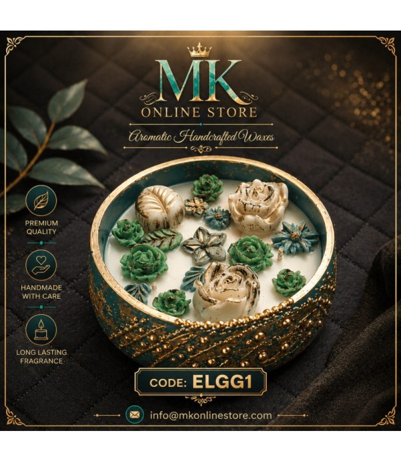 Elegant Handcrafted Candles - One Piece (Code ELGG1)
