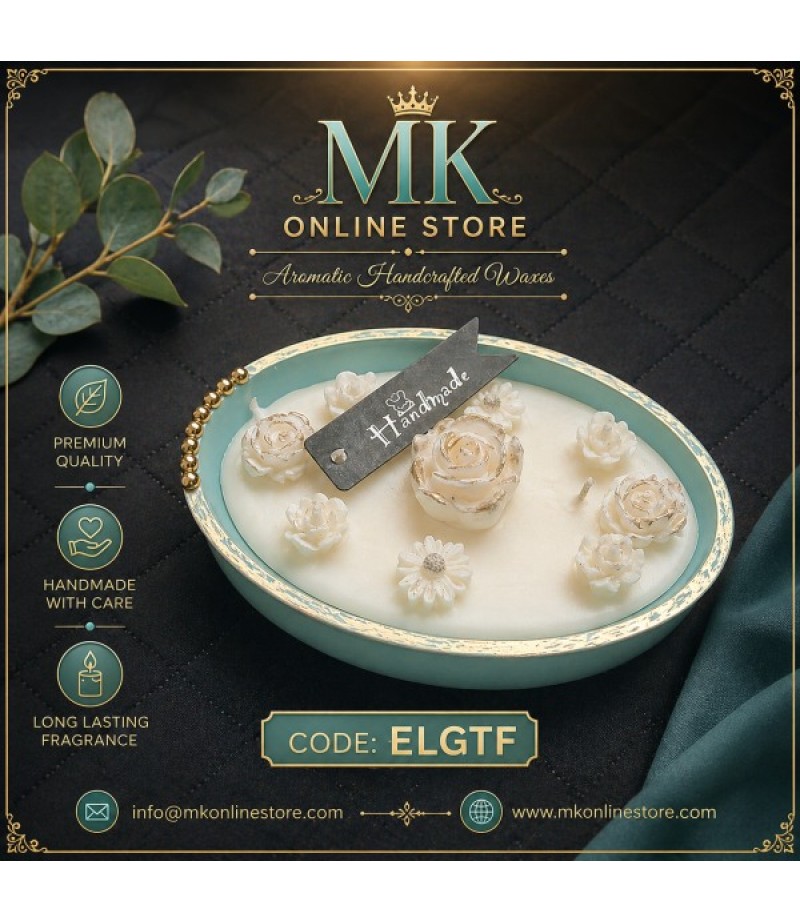 Elegant Handcrafted Candles - One Piece (Code ELGTF)