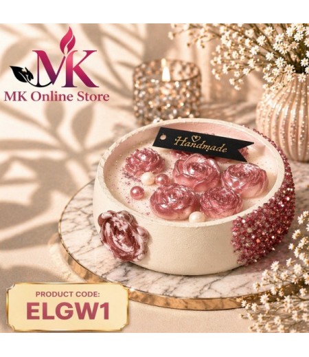 Elegant Handcrafted Candles - One Piece (Code ELGW1)
